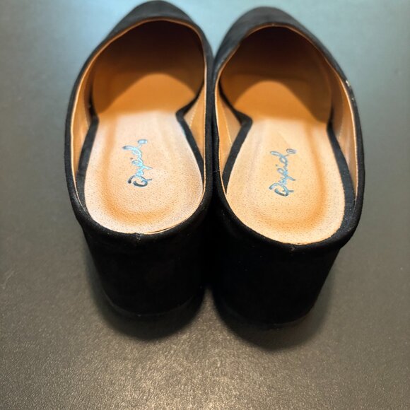 Qupid Black Block Heel Mules | Women’s 7 - Picture 3 of 8